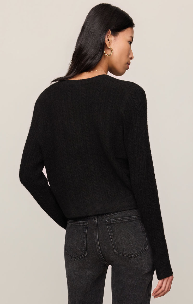 Sweaters Medina Cable Cardigan Black