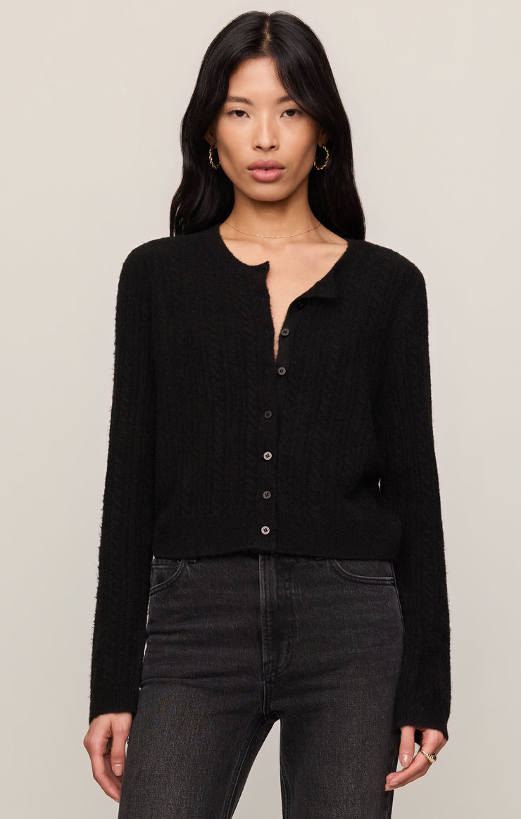 Sweaters Medina Cable Cardigan Black