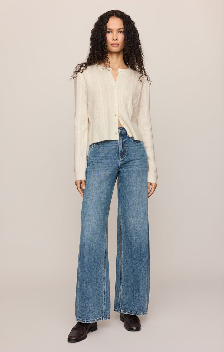 Sweaters Medina Cable Cardigan Cloud