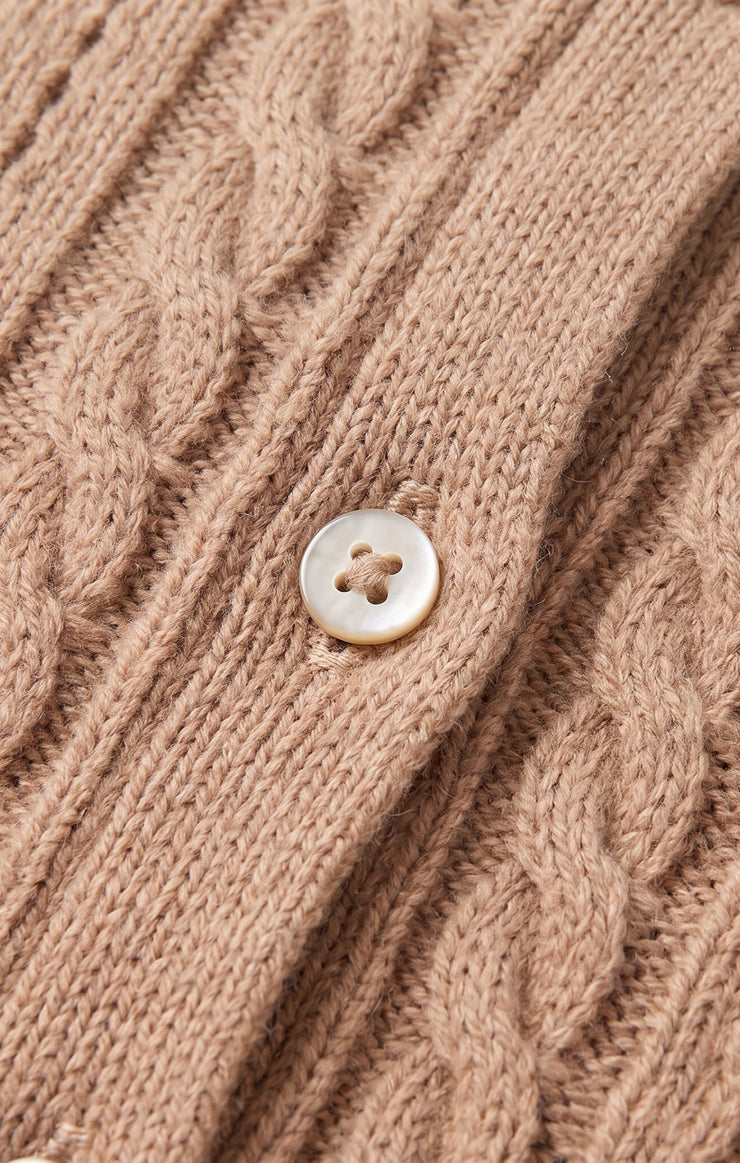 Sweaters Medina Cable Cardigan Macaroon