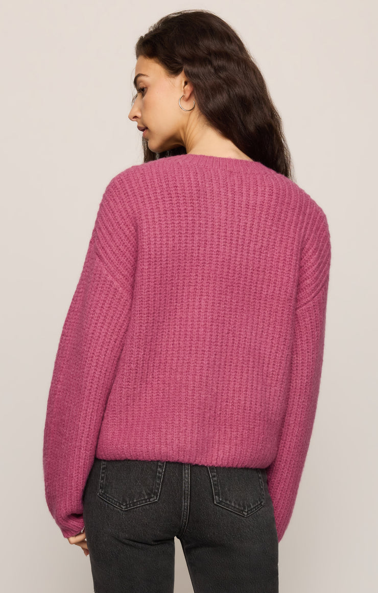 Sweaters Rosemont Mohair Cardigan Fuchsia Mist