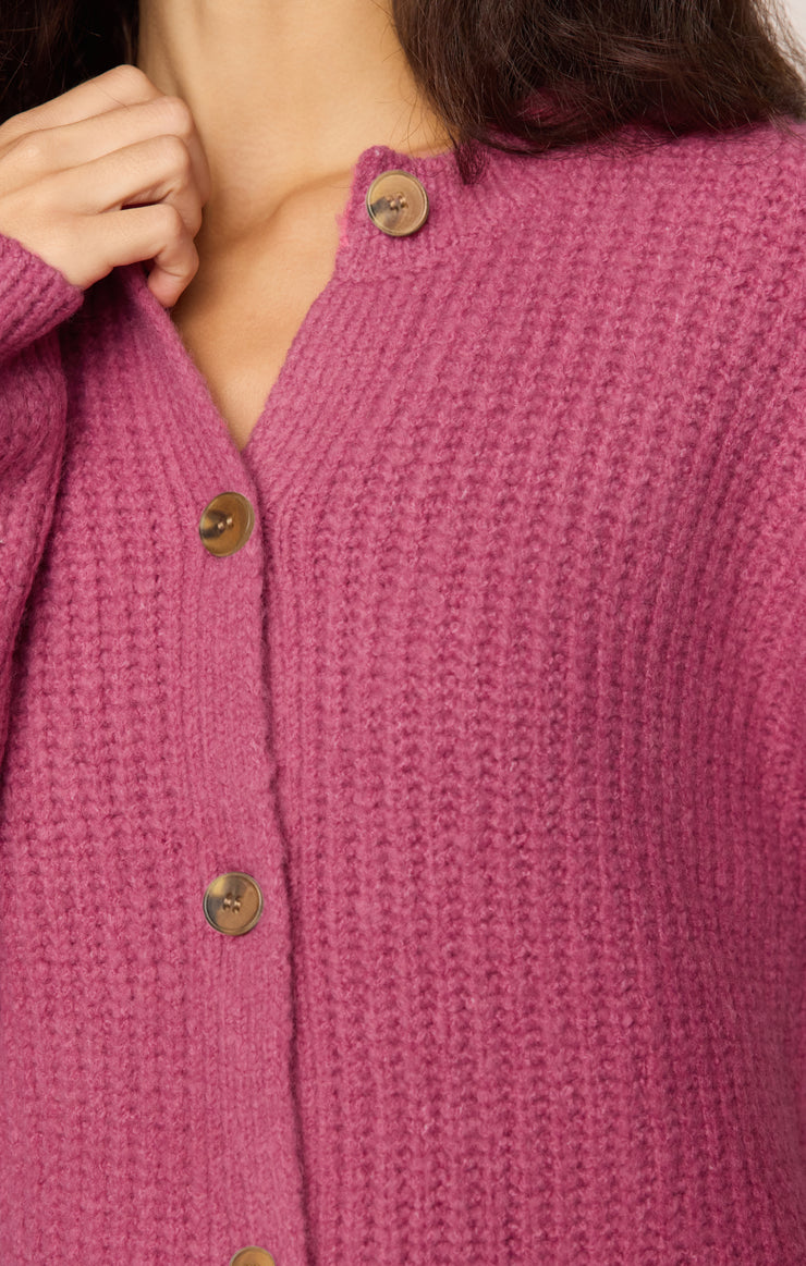 Sweaters Rosemont Mohair Cardigan Fuchsia Mist
