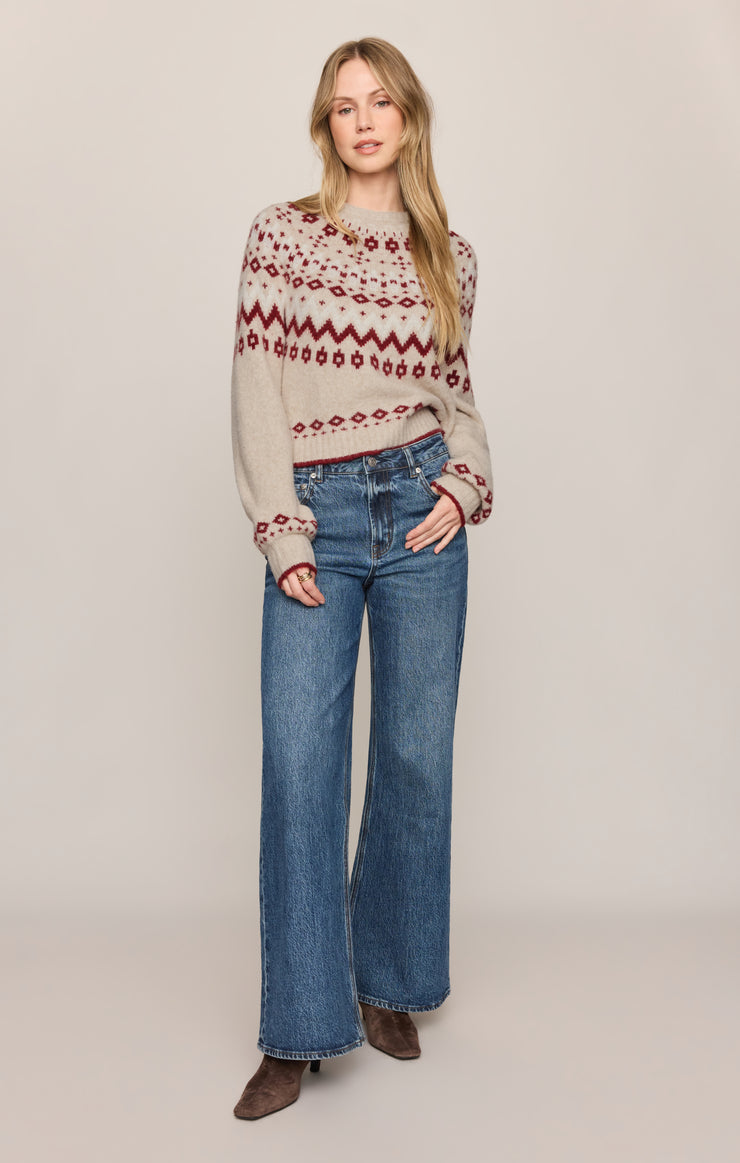 String The Lights Fair Isle Sweater