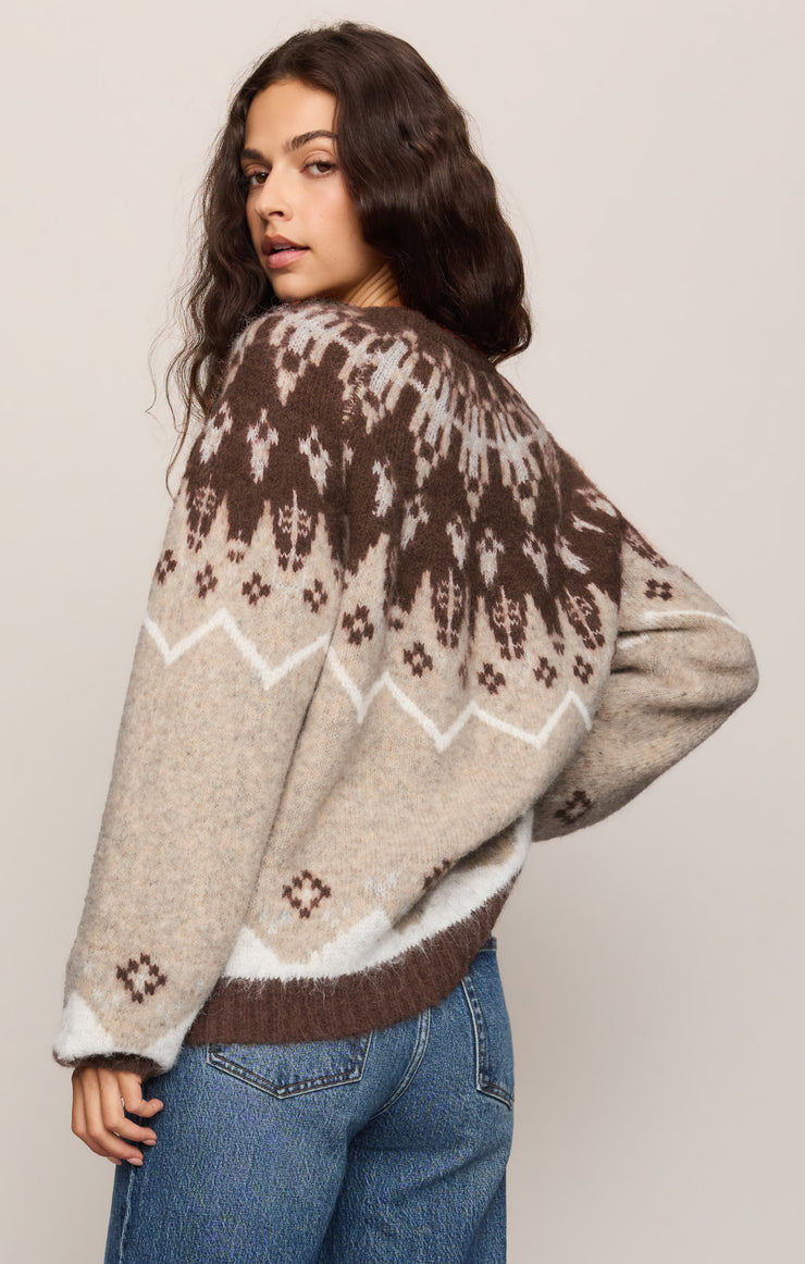 Sweaters Laissez Faire Isle Sweater Frosted Pearl