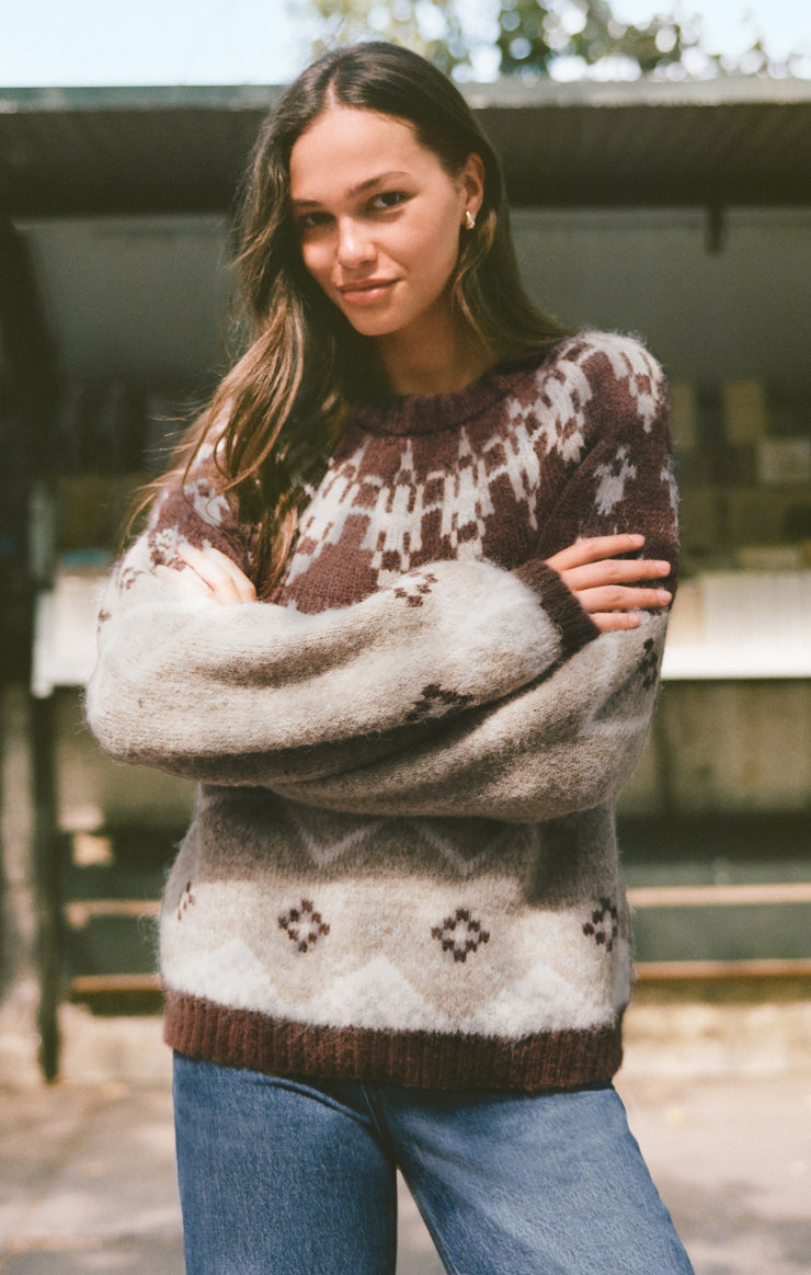 Sweaters Laissez Faire Isle Sweater Frosted Pearl