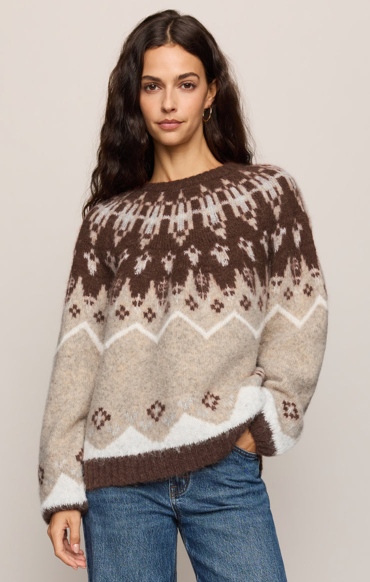 Sweaters Laissez Faire Isle Sweater Frosted Pearl