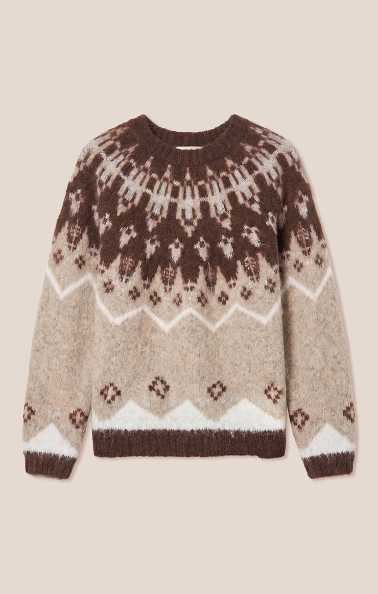 Sweaters Laissez Faire Isle Sweater Frosted Pearl