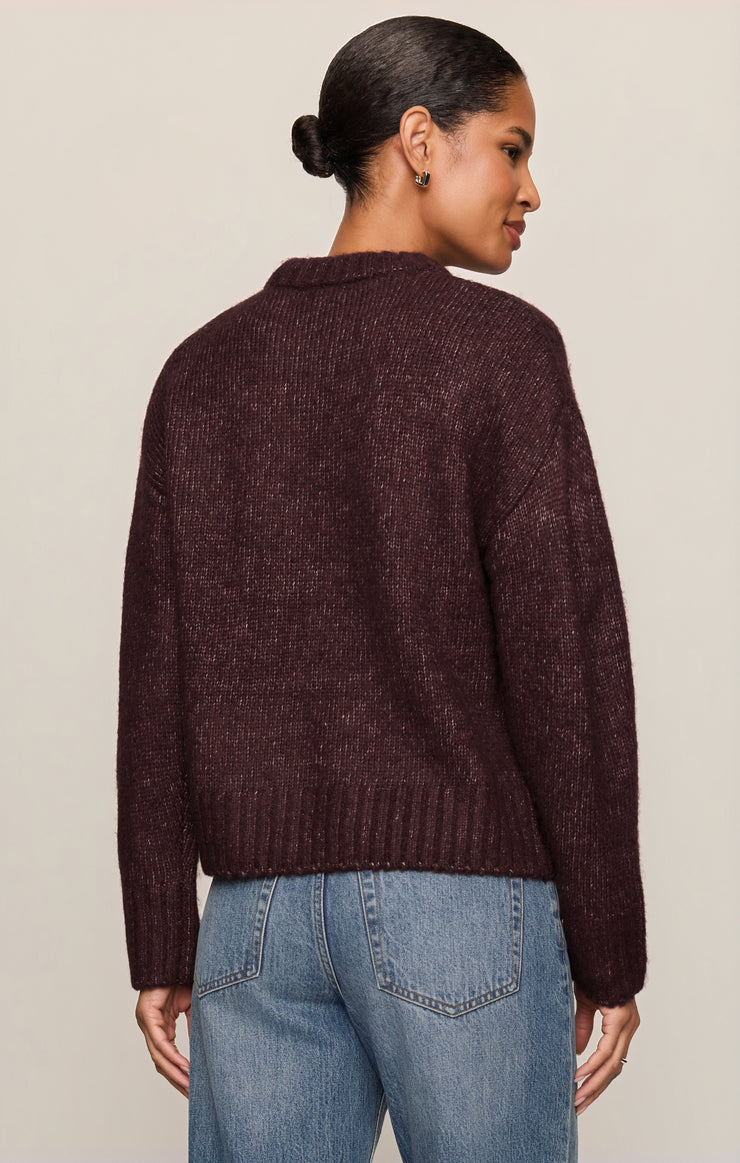 Sweaters More Merry Sweater Berry Noir
