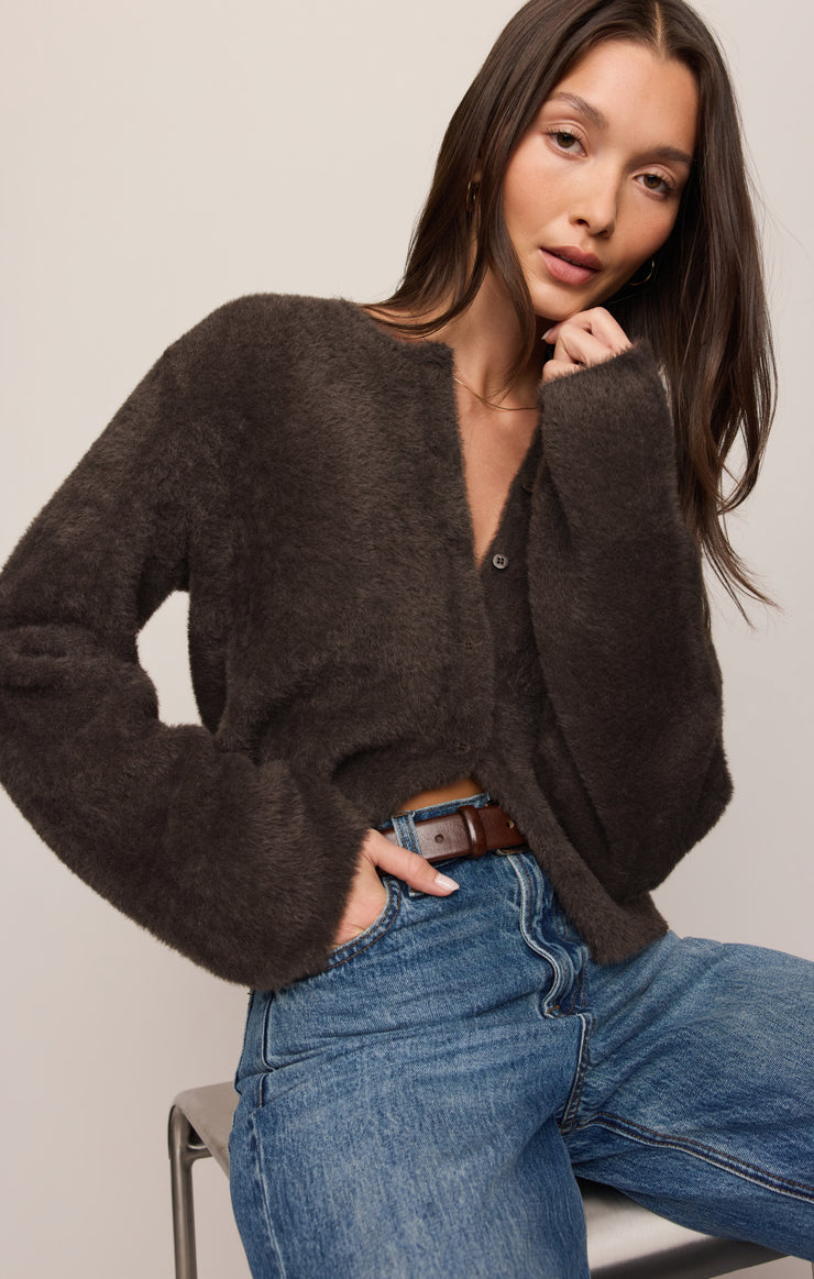 Winterglow Fluffy Cardigan
