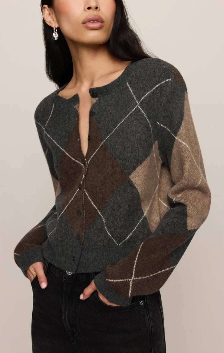 Medina Argyle Cardigan