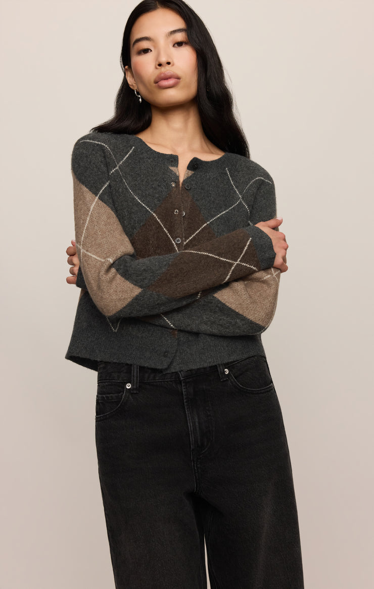 Medina Argyle Cardigan