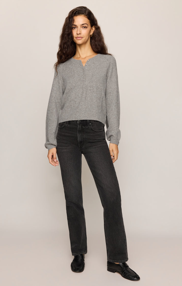 Sweaters Westmont Henley Sweater Classic Heather Grey