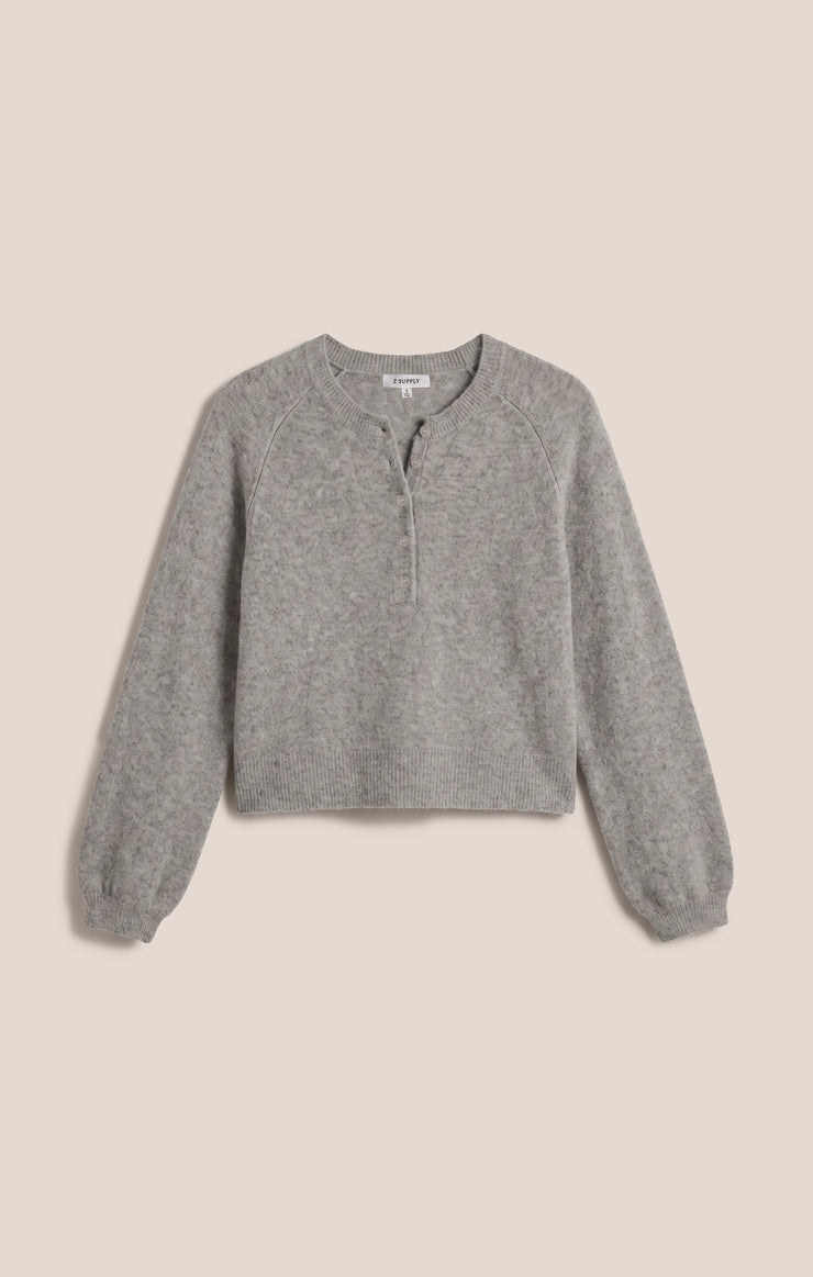 Sweaters Westmont Henley Sweater Classic Heather Grey