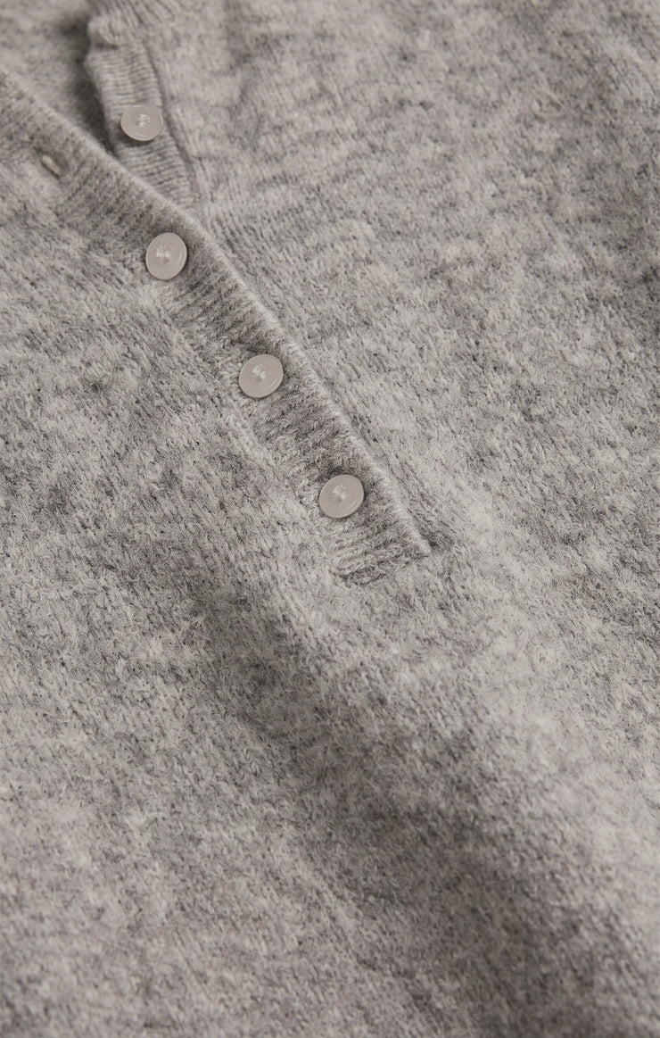 Sweaters Westmont Henley Sweater Classic Heather Grey