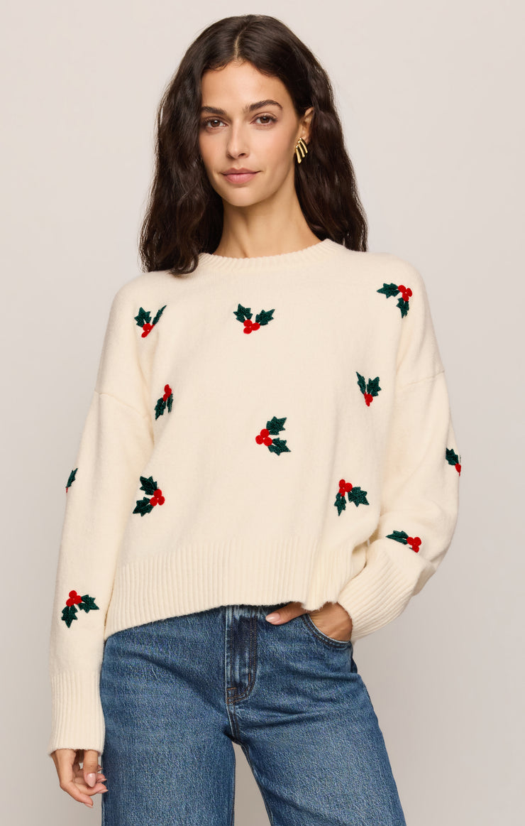 Sweaters Holly Berry Sweater Sandstone