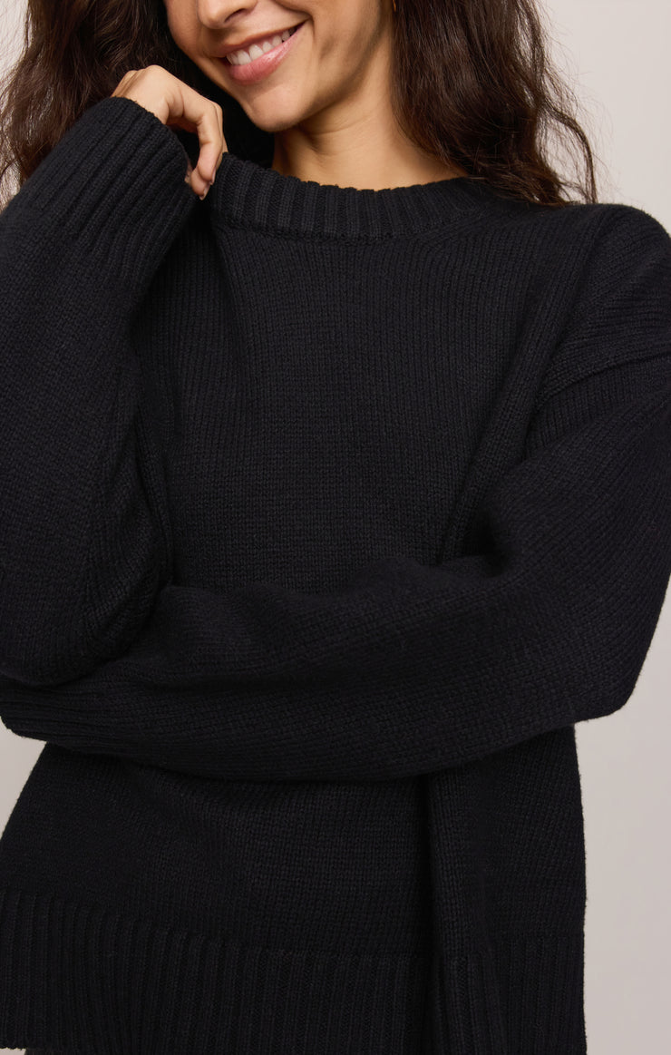 Cloud Spun Curved Hem Sweater