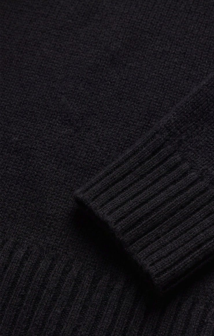Sweaters Cloud Spun Curved Hem Sweater Black