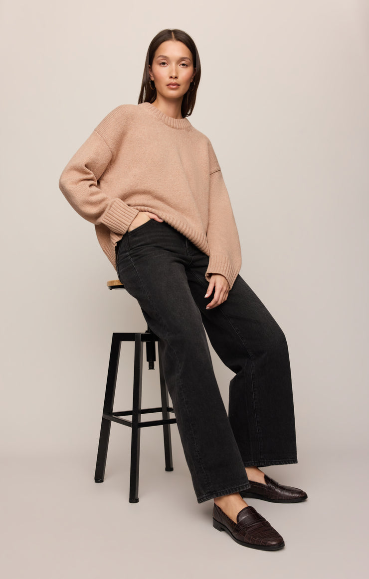 Cloud Spun Curved Hem Sweater