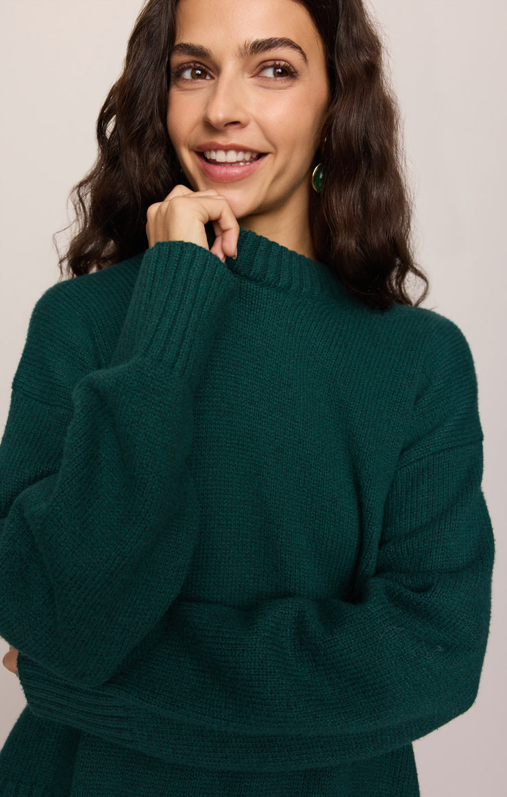 Cloud Spun Curved Hem Sweater