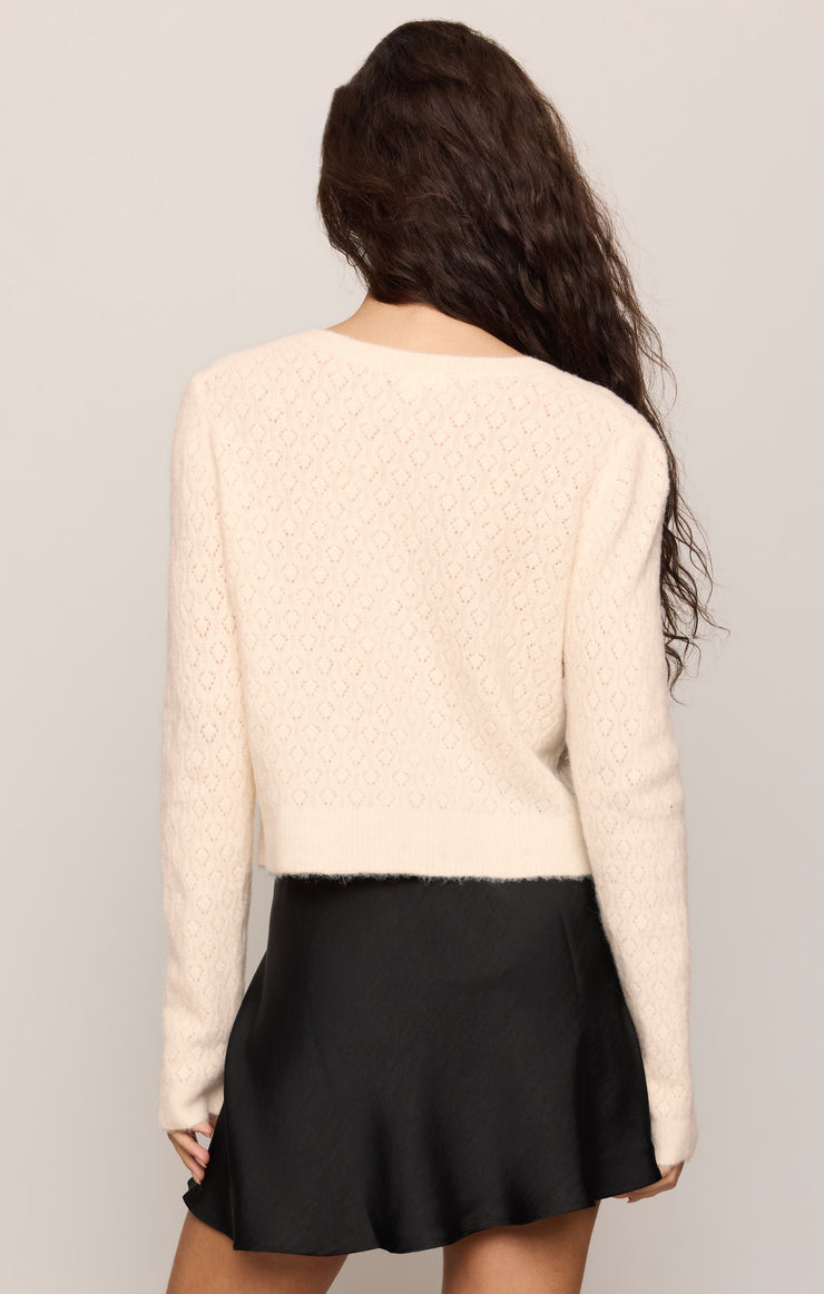 Sweaters Medina Open Knit Cardigan Sandstone