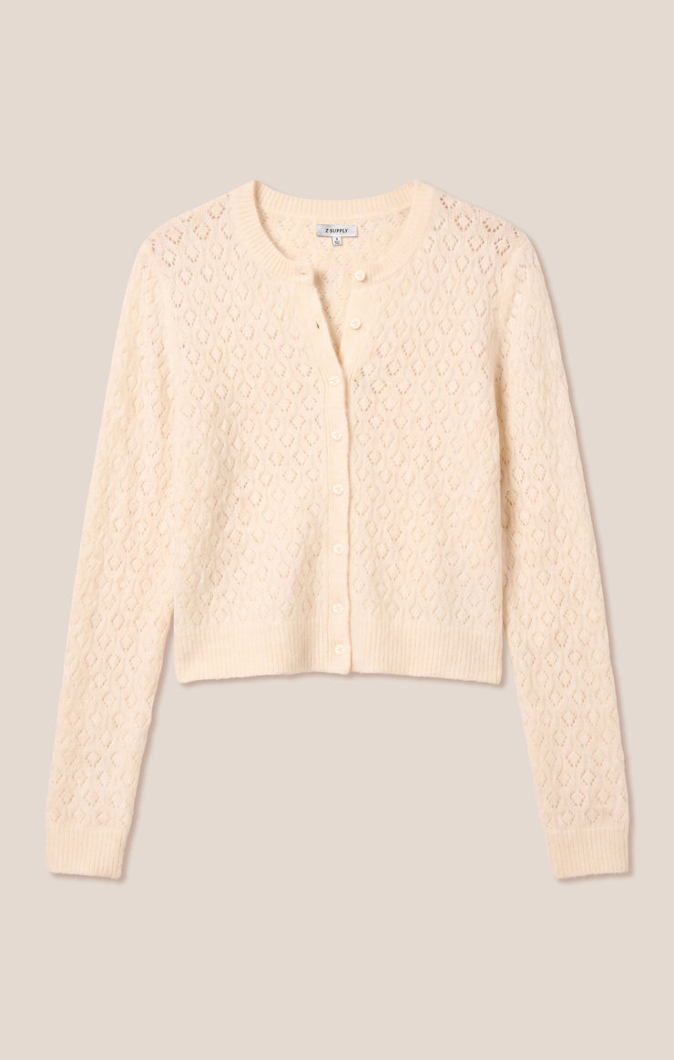 Sweaters Medina Open Knit Cardigan Sandstone