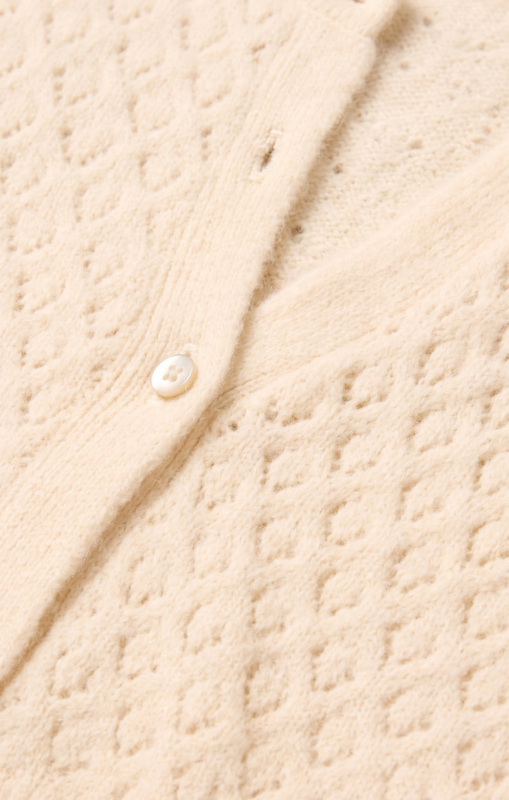 Sweaters Medina Open Knit Cardigan Sandstone