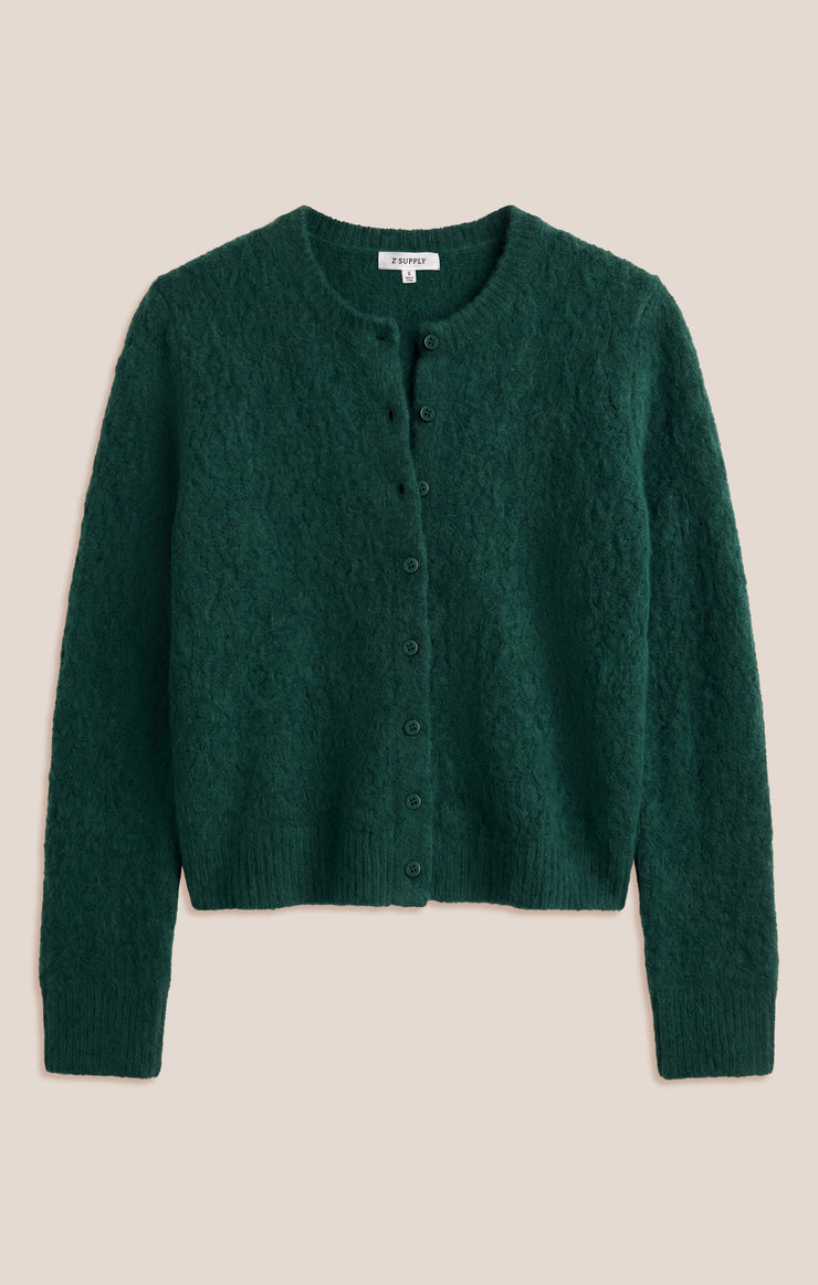 Sweaters Medina Open Knit Cardigan Velvet Green