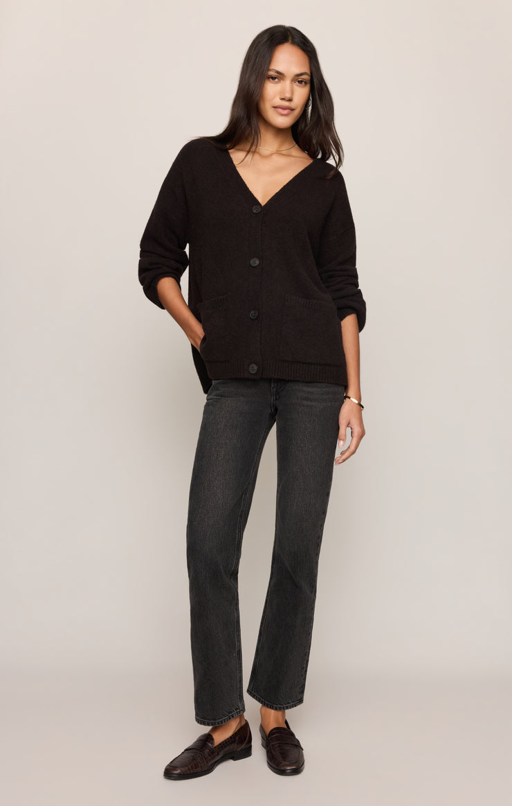 Sweaters Cozy Moment Cardigan Dark Roast