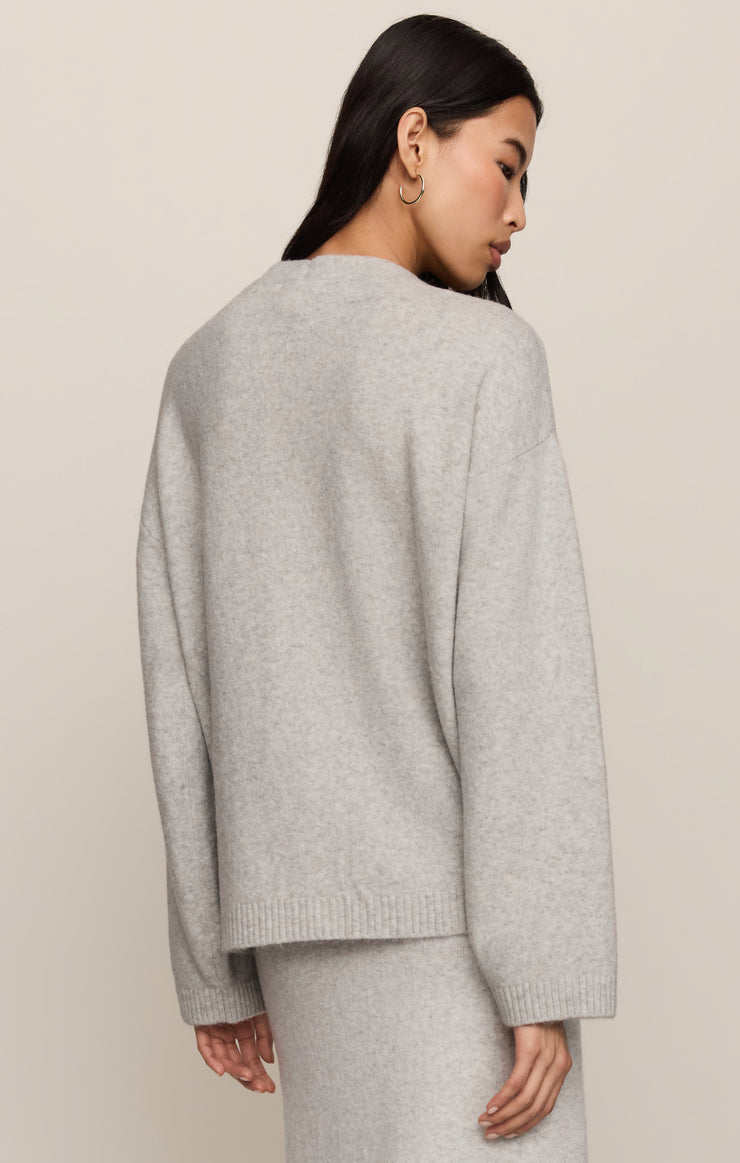 Sweaters Cozy Moment Cardigan Feather Grey