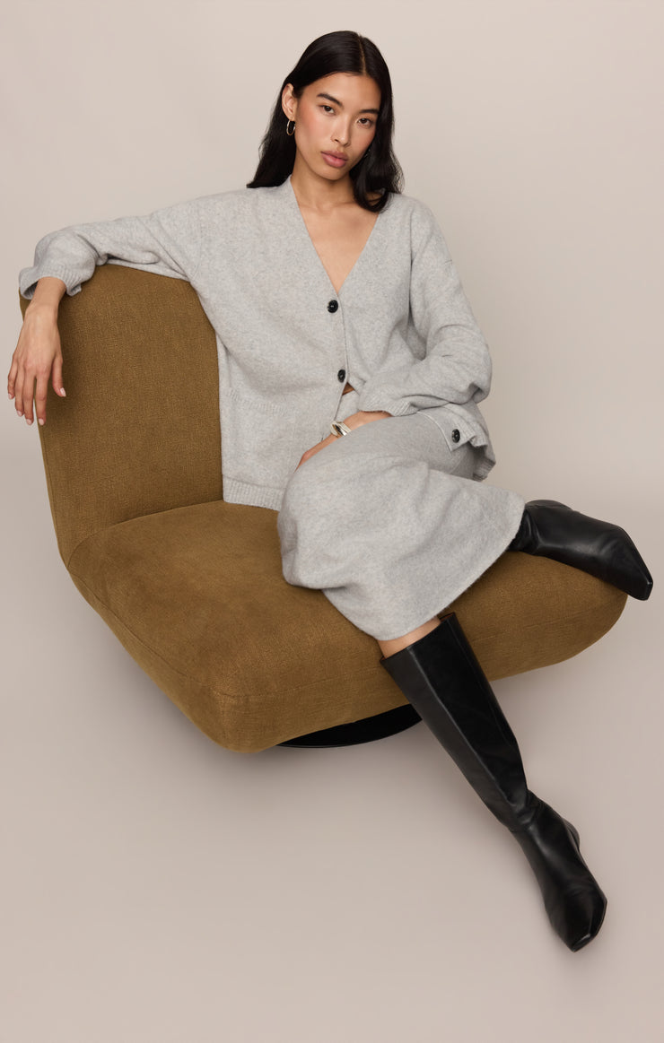 Sweaters Cozy Moment Cardigan Feather Grey