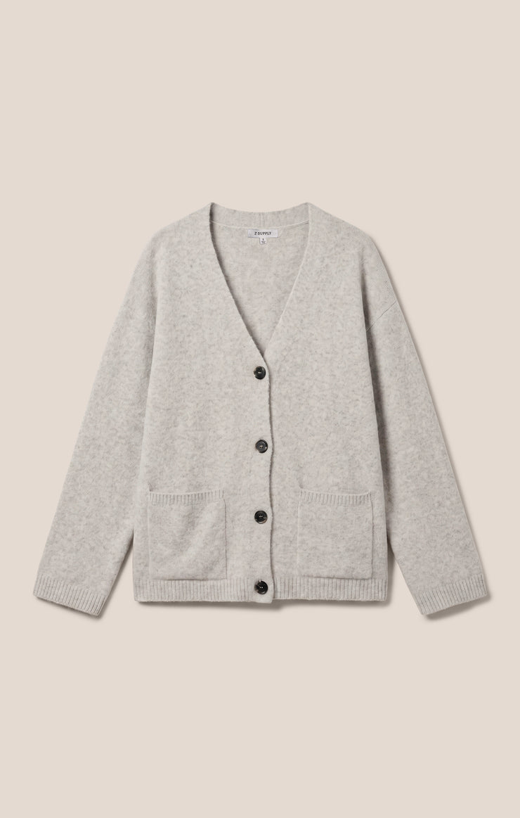 Sweaters Cozy Moment Cardigan Feather Grey