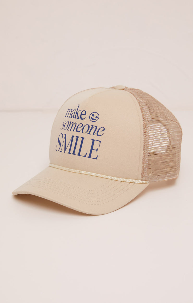 Accessories Smile Trucker Hat Natural