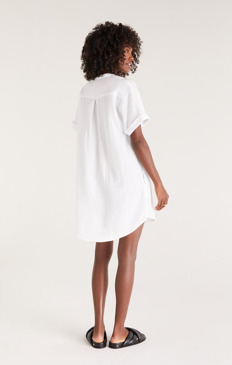 Dresses Talia Gauze Mini Dress White