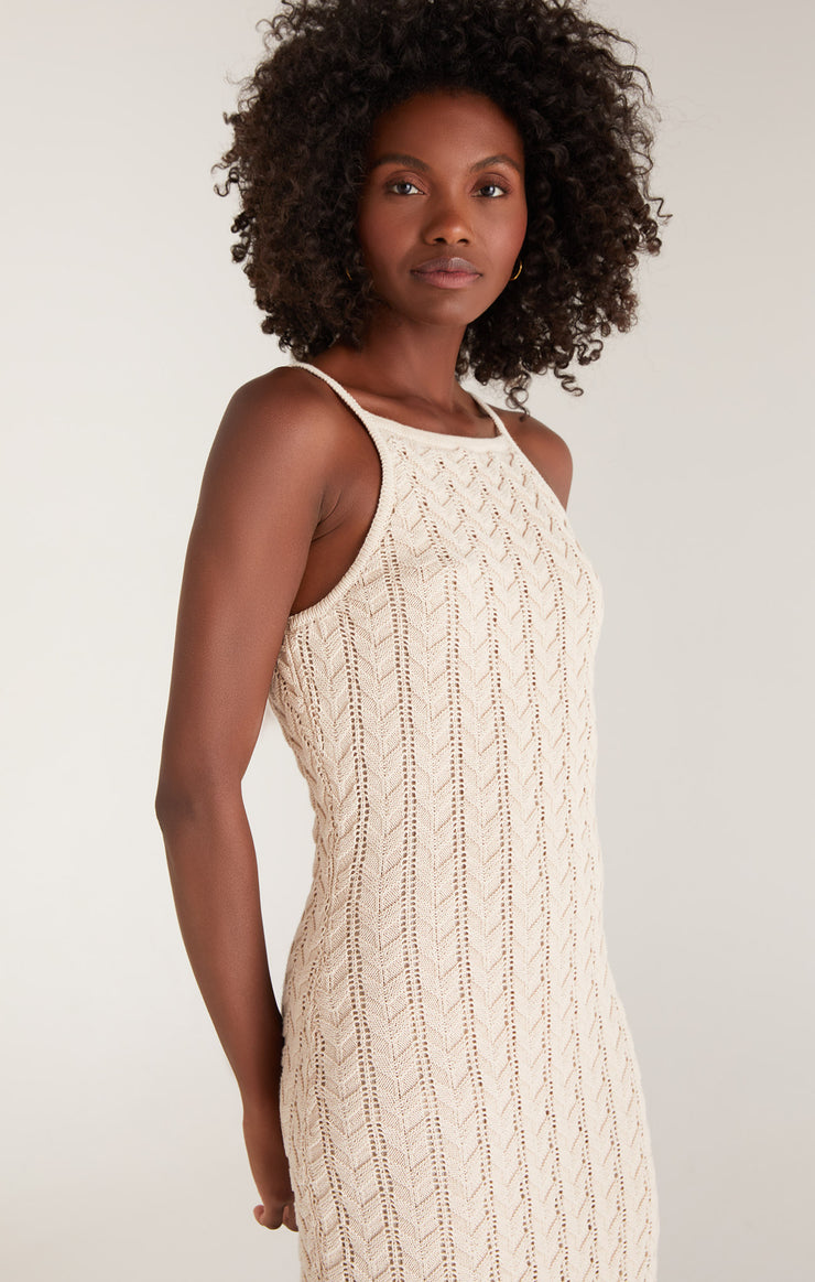 Dresses Camille Crochet Midi Dress Natural
