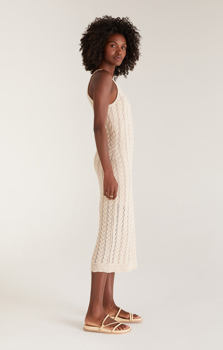 Dresses Camille Crochet Midi Dress Natural