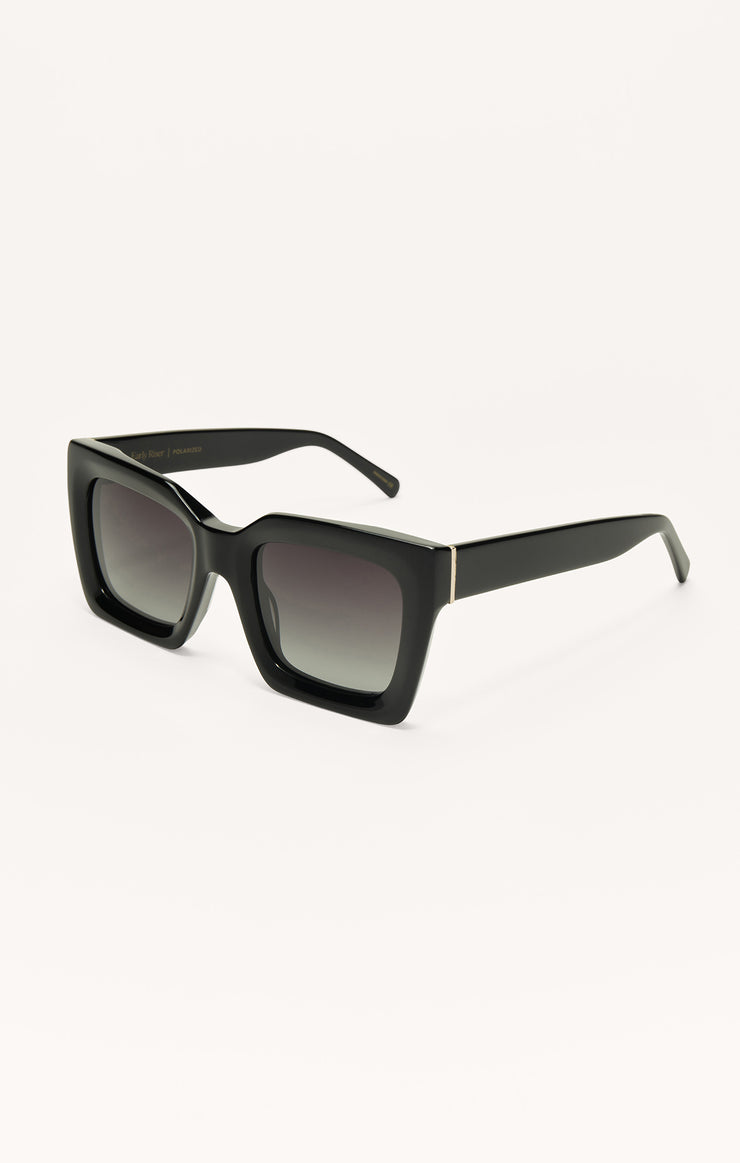 Accessories - Sunglasses Early Riser Polarized Sunglasses Polished Black - Gradient