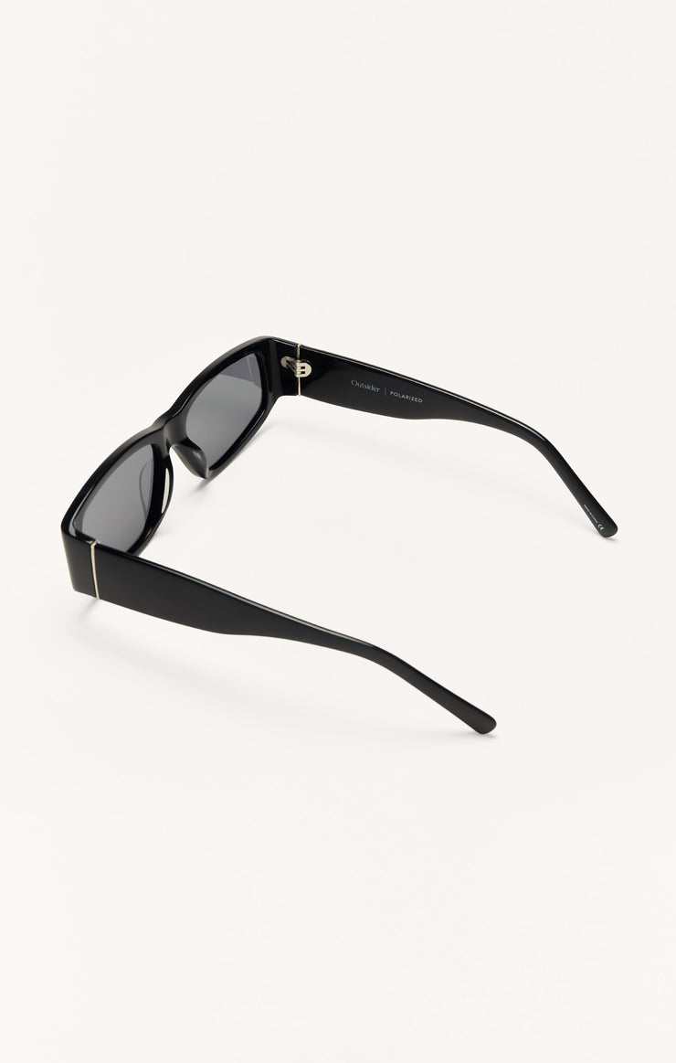 Accessories - Sunglasses Outsider Polarized Sunglasses Polished Black - Grey