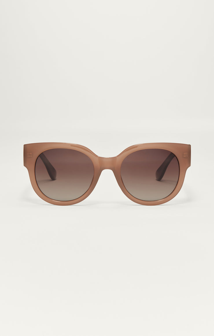 Accessories - Sunglasses Lunch Date Sunglasses Taupe-Gradient