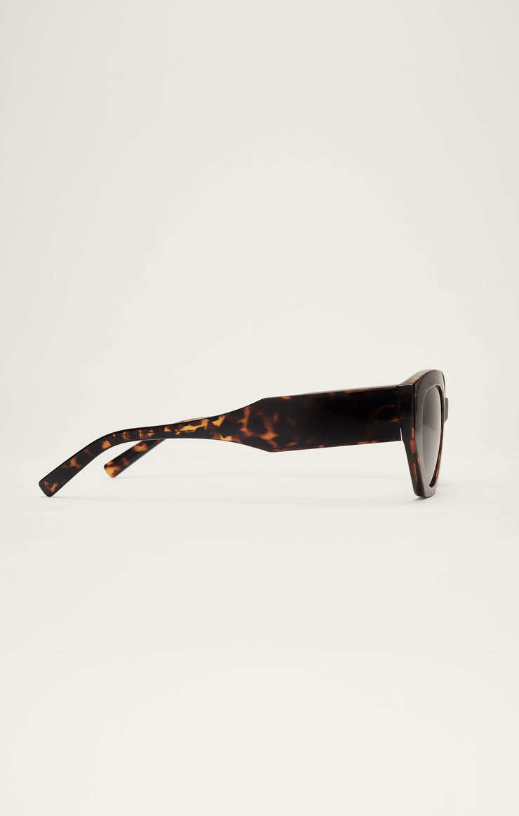Accessories - Sunglasses Love Sick Polarized Sunglasses Brown Tortoise - Grey