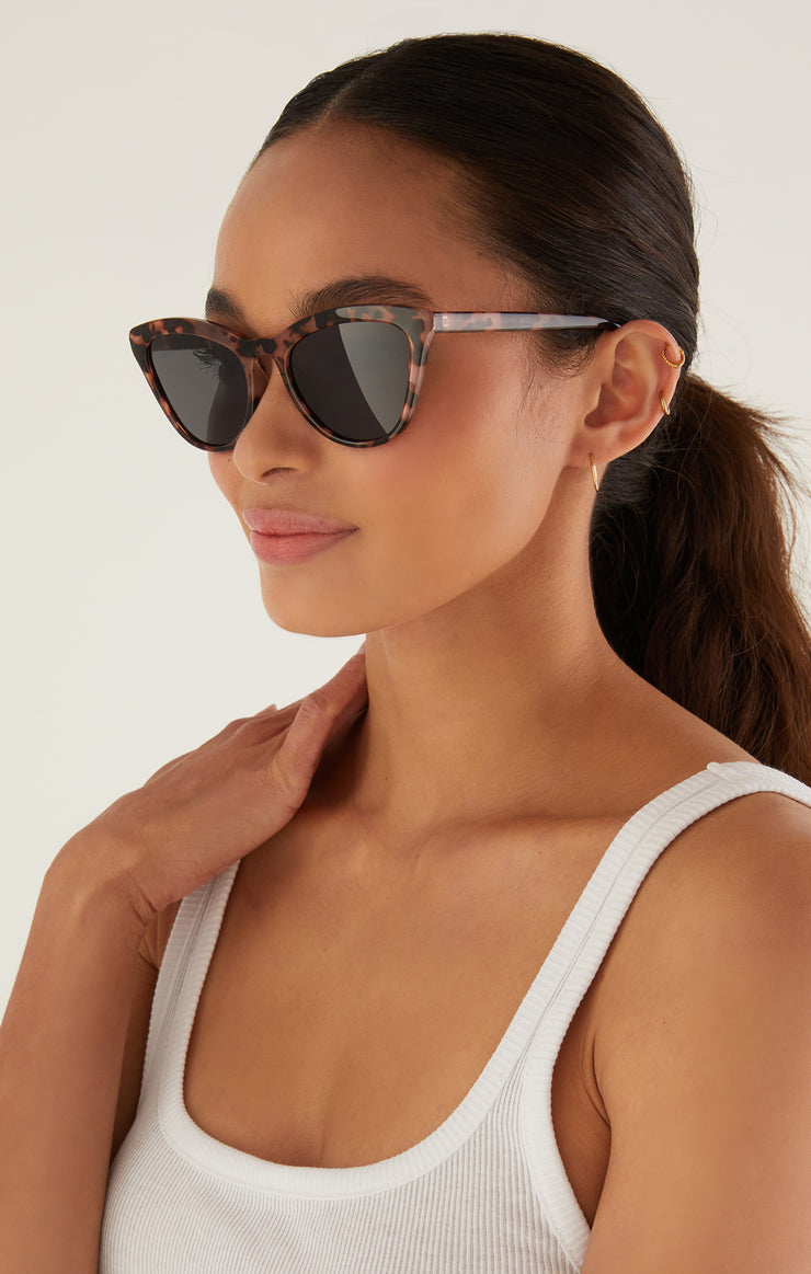 Accessories - Sunglasses Rooftop Polarized Sunglasses Rose Quartz-Grey