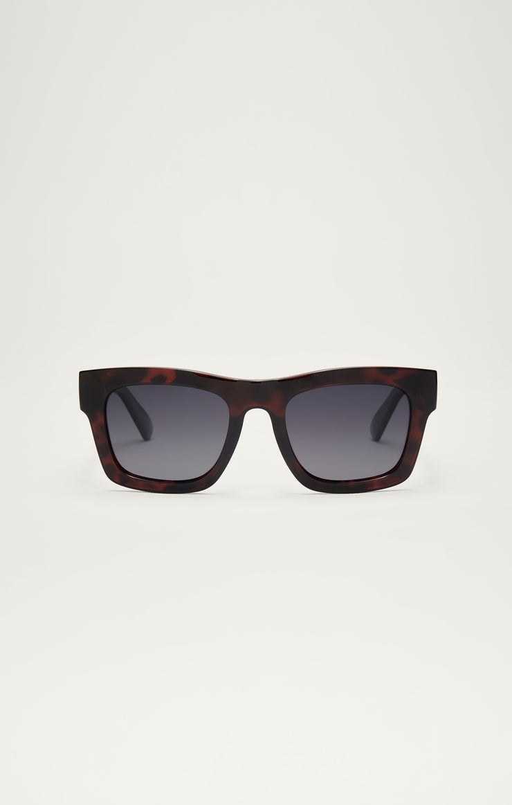 Accessories - Sunglasses Lay Low Polarized Sunglasses Brown Tortoise - Gradient