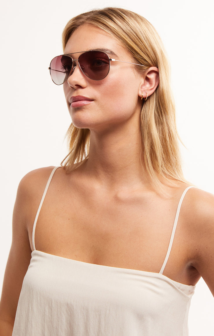 Accessories - Sunglasses Driver Polarized Sunglasses Rose Gold - Gradient