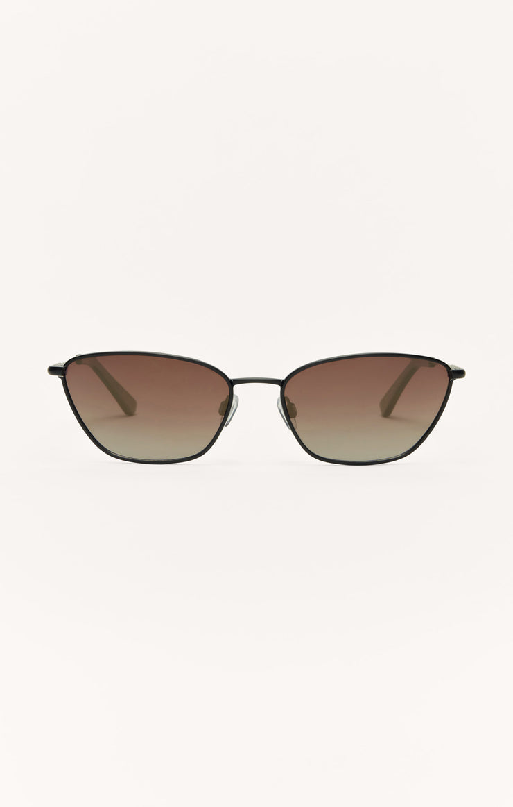Accessories - Sunglasses Catwalk Polarized Sunglasses Polished Black - Gradient