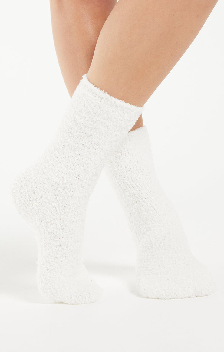 Accessories Cozy Plush Socks (2-Pack) Heather Grey