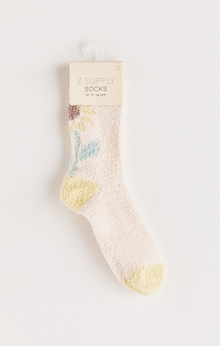 Accessories Sunflower Plush Socks Bone