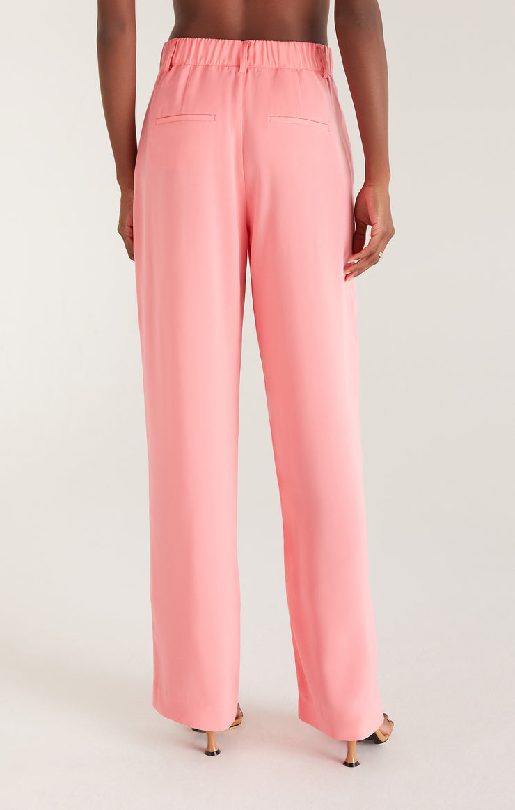 Pants Lucy Twill Pant Sunkist Coral
