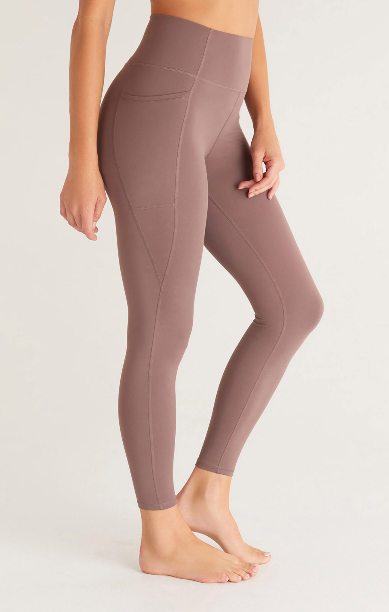 As Is zuda Petite Z-Move Full-Length Leggings with Seaming Detail 
