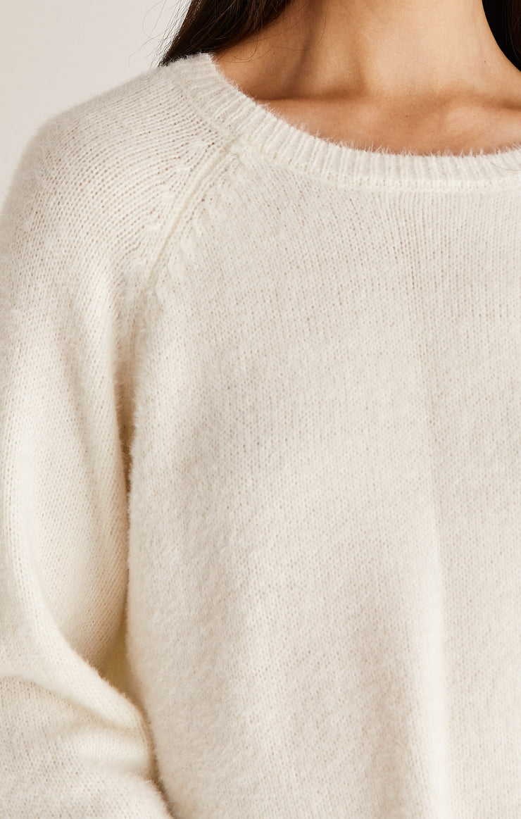 Sweaters Alexa Eyelash Sweater Vanilla Ice