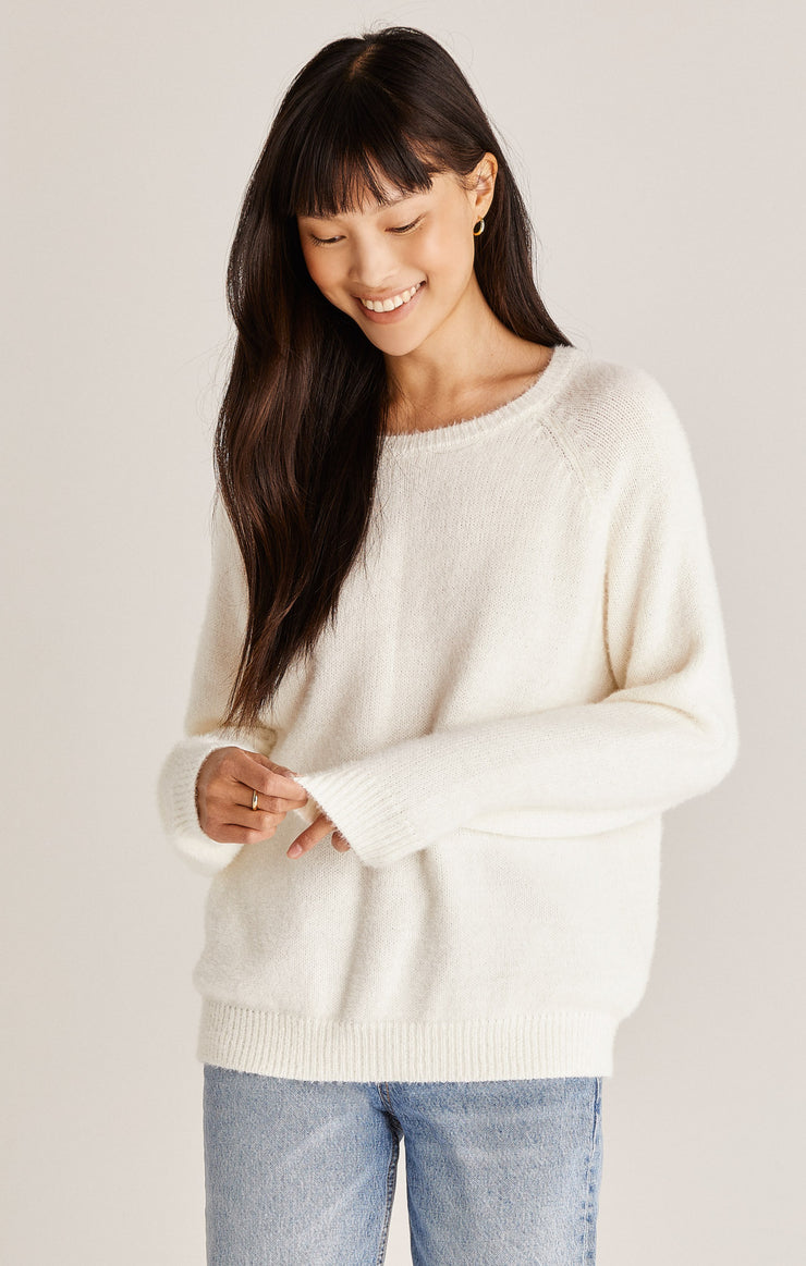 Sweaters Alexa Eyelash Sweater Vanilla Ice