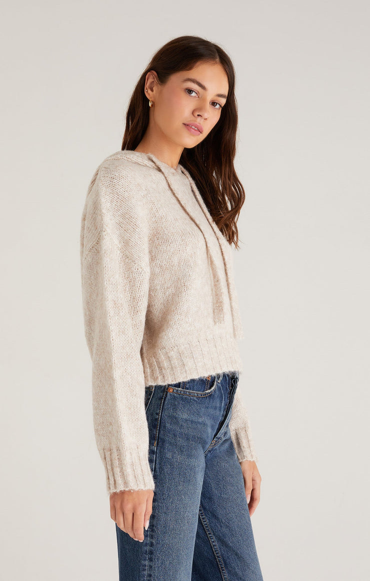 Sweaters Ariel Sweater Knit Hoodie Sandstone